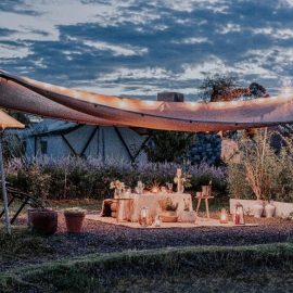 Salterra Glamping cena romantica 2